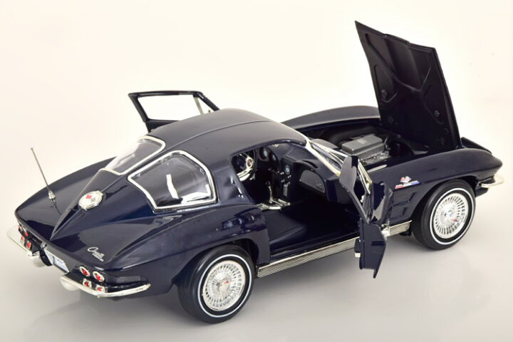 楽天市場】Ertl/Auto World 1/18 シボレー コルベット C2 クーペ 1963  