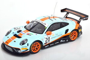 �C�N�\ 1/18 �|���V�F 911 GT3 R �D�� �X�p 24���ԃ��[�X 2019 �K���t Christensen/Lietz/EstreIxo 1:18 Porsche 911 GT3 R Winner 24h Spa 2019 Gulf Christensen/Lietz/Estre