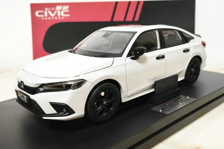 楽天市場】ホンダ特注 1/18 ホンダ シビック 2022 11代目 ホワイト