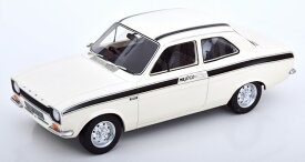 CULT-SCALE 1/18 フォード エスコート MK1 メキシコ 1973 ホワイト/ブラックCult Scale 1:18 Ford Escort MK1 Mexico 1973 white black