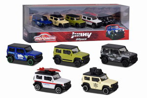}Wbg 1/64 XYL 5Zbg 5X Wj[ JB74 2018Majorette 1:64 SUZUKI - SET 5X JIMNY JB74 2018
