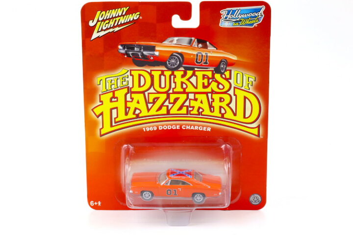 楽天市場】Johnny Lightning 1/64 ダッジ チャージャー 1969 オレンジ 