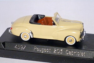 \h 1/43 vW[ 203 JuIx[WSolido 1:43 Peugeot 203 Cabriolet beige
