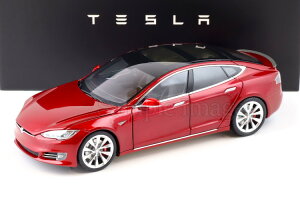 �e�X������ 1/18 �e�X�� ���f�� S P100D �}���`�R�[�g���b�h �_�C�L���X�g �f�B�[���[�o�[�W���� �J��1:18 Tesla Model S P100D Multi-Coat red Diecast DEALER VERSION