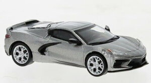 Brekina 1/87 �V�{���[ �R���x�b�g C8 2020 �O���[���^���b�NBrekina 1:87 Chevrolet Corvette C8 year 2020 gray metallic