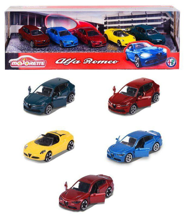楽天市場】マジョレット 1/64 アルファ ロメオ 5台セット 5X 4C 