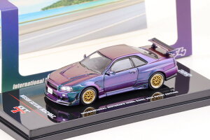 INNO64 1/64 Y XJCC(R34) GT-R Motorxpo ` 2022 }WbNp[vINNO64 1:64 Nissan Skyline (R34) GT-R Motorxpo Hong Kong 2022 magic purple