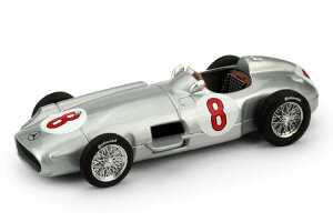 Brumm 1/43 ZfXxc F1 W196 #8 [h`sI D I_GP 1955 JUAN MANUEL FANGIOBrumm 1:43 MERCEDES BENZ - F1 W196 N 8 WORLD CHAMPION WINNER DUTCH GP 1955 JUAN MANUEL FANGIO