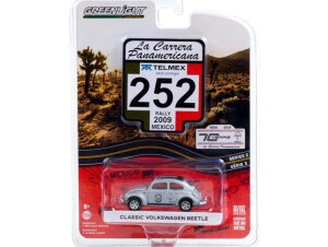 O[Cg RNeBu 1/64 tHNX[Q r[g P[t@[ #252 [ JEpiJ[i 2009Greenlight Collectibles 1:64 VW BEETLE KAFER N 252 RALLY CARRERA PANAMERICANA 2009