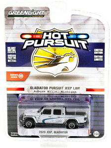 �O���[�����C�g �R���N�e�B�u�� 1/64 �W�[�v �O���f�B�G�[�^�[ �s�b�N�A�b�v �~�V�K���|���X 2020 �V���o�[Greenlight Collectibles 1:64 JEEP - GLADIATOR PICK-UP MICHIGAN POLICE 2020 SILVER