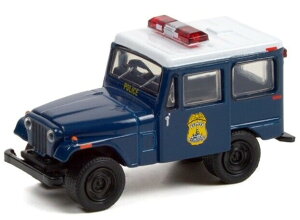O[Cg RNeBu 1/64 W[v DJ-5 CfBAi|X 1974 u[/zCgGreenlight Collectibles 1:64 JEEP DJ-5 INDIANA POLICE 1974 BLUE WHITE