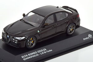 \h 1/43 At@ I WA NAhtHI ubNSolido 1:43 Alfa Romeo Giulia Quadrifoglio black