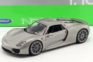 EB[ 1/18 |VF 918 XpC_[ n[hgbv O[^bN JWELLY 1:18 Porsche 918 Spyder Hard-Top gray metallic