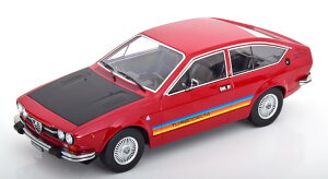 KK-SCALE 1/18 At@I GTV 2000 Turbodelta 1979 bh/tbgubNKK-Scale 1:18 Alfa Romeo GTV 2000 Turbodelta 1979 red flatblack