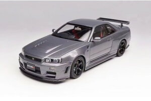 [^[փbNX 1/18 Y XJCC GT-R(R34) jX CRSo[W K^bN{GW 1199 JMOTORHELIX 1:18 Nissan Skyline GT-R (R34) NISMO CRS version gun metallic + engine