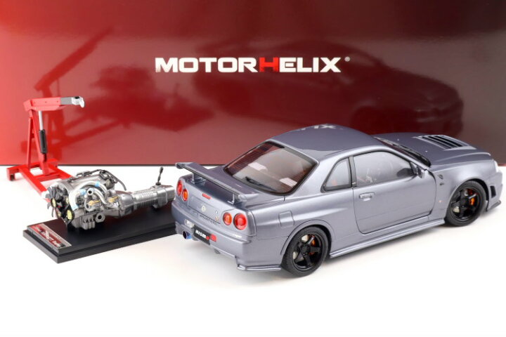 楽天市場】モーターへリックス 1/18 日産 スカイライン GT-R(R34 