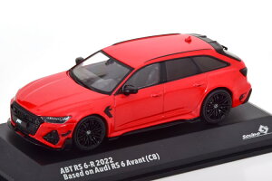 \h 1/43 AEfB ABT RS 6-R Aog 2022 bh^bN/ubNSolido 1:43 Audi ABT RS 6-R Avant 2022 redmetallic black
