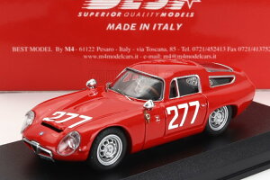 xXgf 1/43 At@I WATZ N[y #277 COPPA F.I.S.A. MONZA 1963 ROBERTO BUSSINELLO bhBEST-MODEL 1:43 ALFA ROMEO GIULIA TZ COUPE N 277 COPPA F.I.S.A. MONZA 1963 ROBERTO BUSSINELLO RED