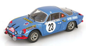 �\���h 1/18 ���m�[ �A���s�[�k A110 1600S #23 �����[�E�����e�J���� 1972 Nicolas/Vial �J��Solido 1:18 Renault Alpine A110 1600S No 23 Rally Monte Carlo 1972 Nicolas/Vial