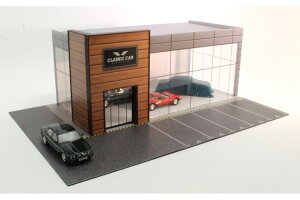 }gbNX 1/43 WI}Lbg V[[ NVbNJ[ ~jJ[͕t܂Matrix 1:43 Diorama kit Showroom Classic Car