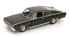 Ertl/Auto World 1/18 �_�b�W �`���[�W���[ 1966 �_�[�N�O���[�����^���b�N �J��Ertl/Auto World 1:18 Dodge Charger 1966 darkgreen-metallic