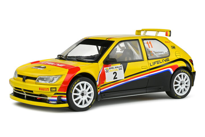 楽天市場】ソリド 1/18 プジョー 306 マキシ #2 Eifel Rallye Festival 