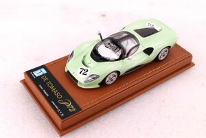 s[R 1/43 fEg}\ P72 #72 [VO 2020 x[CgO[ 50PEAKO 1:43 DE TOMASO P72 N 72 RACING 2020 VERY LIGHT GREEN LIMITED 50 ITEMS