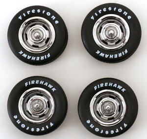 KK-SCALE 1/18 t@CAXg ^C Zbg USAKK-Scale 1:18 Firestone rims and tires set USA
