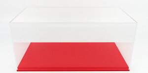 ~jJ[p fBXvCP[X 1/12 vX`bNfBXvCP[X bh 45.8cm ×25.1cm × 20.6cm ( 18.5cm) VETRINA PLASTIC DISPLAY RED 45.8cm ×25.1cm × 20.6cm (altezza interna cm 18.5)