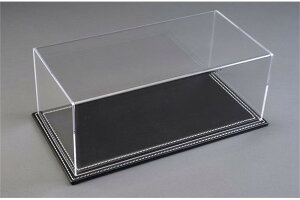 ~jJ[p fBXvCP[X 1/24 vX`bNfBXvCP[X U[x[X ubN 23cm × 12cm × 8.5cm ( 7.7cm) VETRINA PLASTIC DISPLAY LEATHER BASE BLACK 23cm × 12cm × 8.5cm (altezza interna cm 7