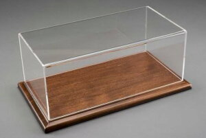 ~jJ[p fBXvCP[X 1/12 vX`bNfBXvCP[X Ebh}zKj[x[X 51cm ×24cm × 19cm ( 15.3cm) VETRINA PLASTIC DISPLAY WOOD MAHOGANY BASE 51cm ×24cm × 19cm (altezza interna cm 15