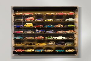 ~jJ[p fBXvCP[X 1/64 vX`bNfBXvCP[X ESPOSITORE 1/64 42p 50.0cm × 8.0cm × 37.5cm (Iԍ 4.5 cm) VETRINA PLASTIC DISPLAY ESPOSITORE FOR 42 CARS 1/64 50.0cm × 8.0cm × 37.5cm ( cm 4.5 i