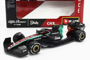 u[S 1/43 At@I F1 C43 `[ Xe[N #24 c@ C^AGP 2023 GUANYU ZHOUBburago 1:43 Alfa Romeo F1 C43 TEAM STAKE N 24 MONZA ITALY GP 2023 GUANYU ZHOU
