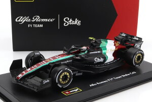 u[S 1/43 At@I F1 C43 `[ Xe[N #24 c@ C^AGP 2023 F pCbg &V[P[XtBburago 1:43 Alfa Romeo F1 C43 TEAM STAKE N 24 MONZA ITALY GP 2023 GUANYU ZHOU - WITH PILOT AND SH