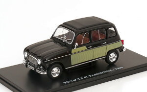 t@u GfB^[ 1/24 m[ 4L pWFk 1966 ubN/O[ ANP[XtFabbri Editori 1:24 Renault 4L Parisienne 1966 black/green with acrylcase ShowCase could be damaged