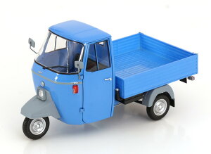 �~�e�B�J 1/18 �s�A�W�I �G�C�v P501 �s�b�N�A�b�v 1979 ���C�g�u���[ �V���[�P�[�X�t�� �J��Mitica 1:18 Piaggio Ape P501 Pick up 1979 light blue with ShowCase