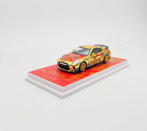 INNO64 1/64 ���Y GT-R R35 2024 ������ - �N�����S�[���hINNO64 1:64 Nissan GT-R R35 2024 Chinese New Year - Chrome Gold