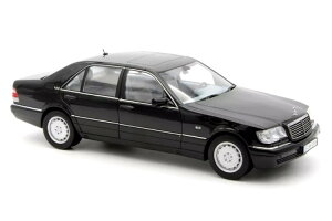 �m���u 1/18 �����Z�f�X �x���c S600 S�N���X 1997 �I�u�V�f�B�A���u���b�N���^���b�N �J��Norev 1:18 Mercedes-Benz S600 S-Class 1997 Obsidian Black Metallic