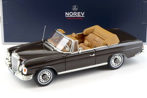 mu 1/18 ZfXxc 280SE 280 SE JuI 1969 uE JNorev 1:18 Mercedes Benz 280SE 280 SE Cabriolet 1969 Brown