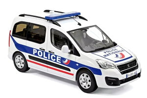 �m���u 1/18 �v�W���[ 2017 �t�����X���ƌx�@ �z���C�gNorev 1:18 Peugeot 2017 Partner Police Nationale White