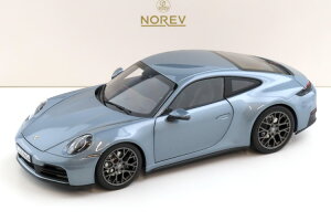 �m���u 1/18 �|���V�F 911 �J���� 2025 �|�[���[�V���o�[���^���b�N �J��Norev 1:18 Porsche 911 Carrera 2025 Polar Silver Metallic