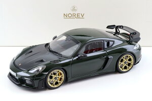mu 1:18 |VF PC} GT4 RS w @CUbn pbN 2023 u[X^[ O[ JNorev 1:18 Porsche Cayman GT4 RS w Weissach Pack 2023 Brewster Green