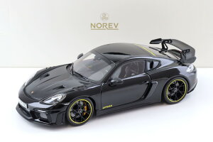 mu 1/18 |VF PC} GT4 RS CUbnpbP[W 2023 ubN 300 JNorev 1:18 Porsche Cayman GT4 RS Weissach Package 2023 black Limited 300 pcs