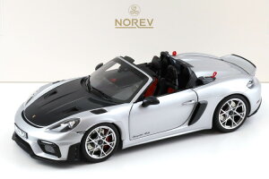 �m���u 1:18 �|���V�F 718 �X�p�C�_�[ RS ���@�C�U�b�n �p�b�P�[�W 2023 GT �V���o�[���^���b�N �J��Norev 1:18 Porsche 718 Spyder RS w Weissach Pack 2023 GT Silver rmetallic