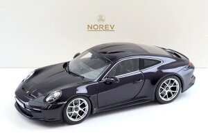 mu 1/18 |VF 911 992 S/T N[y 2023 PTS BI^bN 400 JNorev 1:18 Porsche 911 992 S/T Coupe 2023 PTS viola metallic Limited 400 pcs
