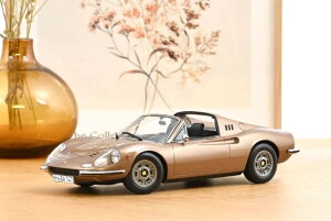 mu 1/18 tF[ fB[m 246 GTS XpC_[ 1970 S[h ^bN 200Norev 1:18 FERRARI DINO 246 GTS SPIDER 1970 GOLD METALLIC LIMITED 200 pcs