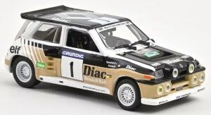 mu 1/43 m[ R5 }LV ^[{ `[ fBAbN #1 1986N [ f @[ D t\ VgI/~bVF yNorev 1:43 RENAULT R5 MAXI TURBO TEAM DIAC N1 WINNER RALLY DU VAR 1986 FRANCO