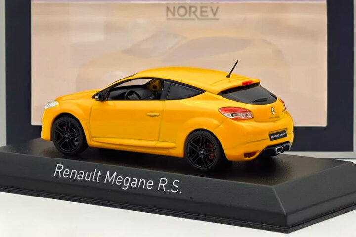 楽天市場】ノレブ 1/43 ルノー メガーヌ R.S. 2009 イエローNorev 1:43 