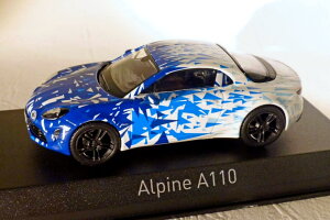mu 1/43 m[ As[k A110 2017 eXgo[W zCg/u[Norev 1:43 Renault Alpine A110 2017 Test Version white/blue