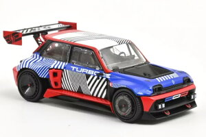mu 1/43 m[ R5 ^[{ RZvg 3E E ebN 100% GNgbN 2023 u[ bhNorev 1:43 RENAULT R5 TURBO CONCEPT 3E E TECH 100% ELECTRIC 2023 BLUE RED